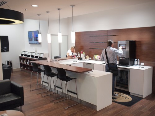Isetta coffee bar at Brian Jessel BMW
