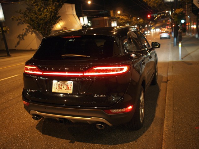 Rear of the new Lincoln MKC at the 2014 Savour the City Supper Club