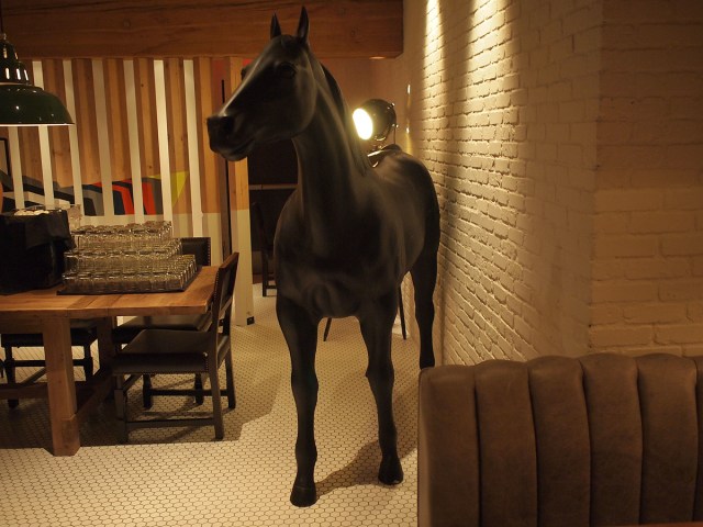 horse in the loft at earls yaletown