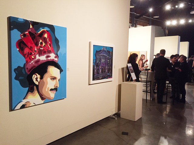 Freddie Mercury painting by Elisabetta Fantone