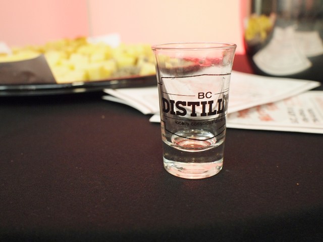 BC Distilled Festival 2015 shot glass