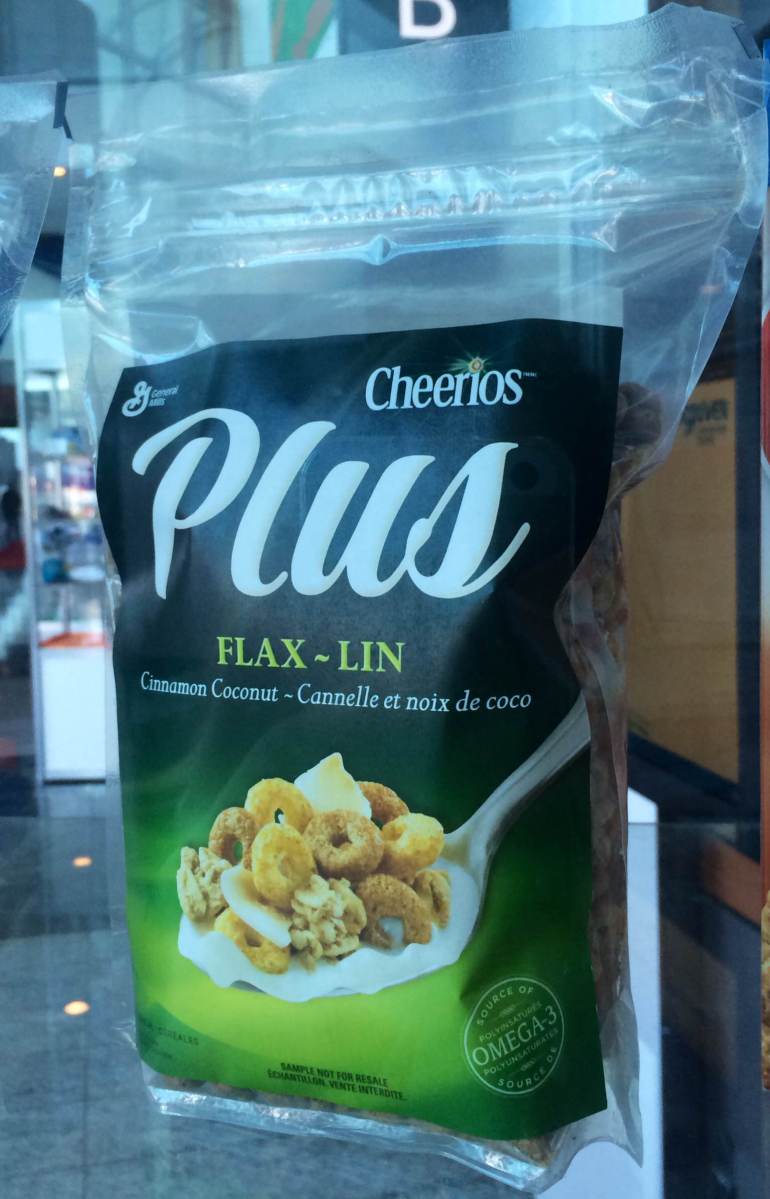 Cheerios Plus Flax Cinnamon Coconut