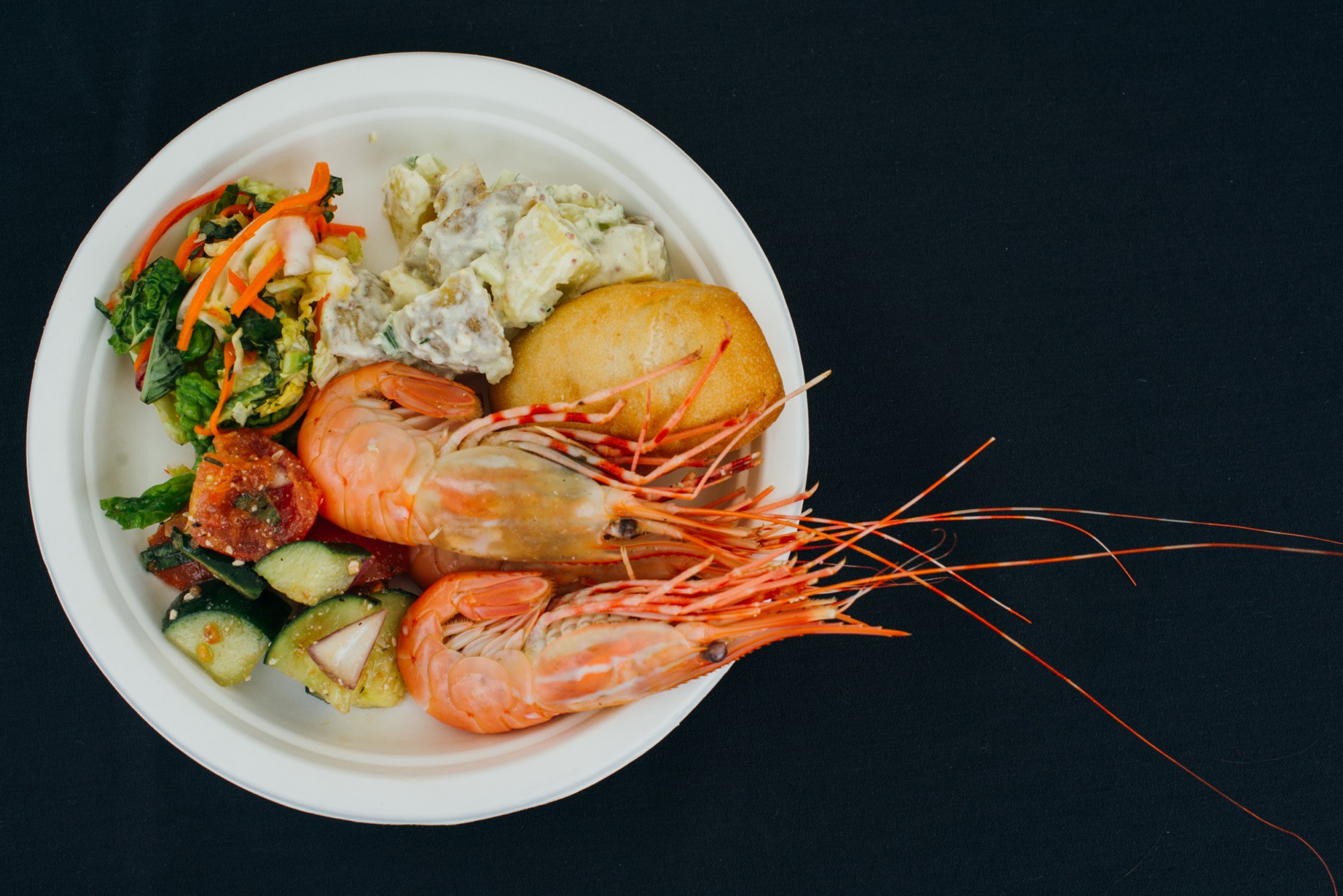 Vancouver Spot Prawn Festival plate