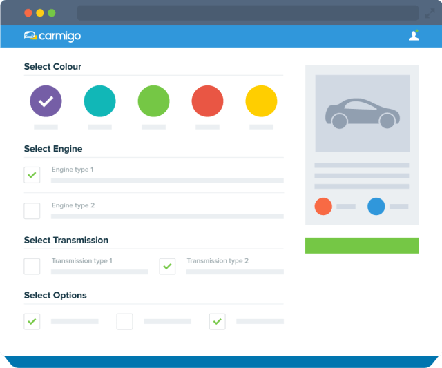 Carmigo build your car