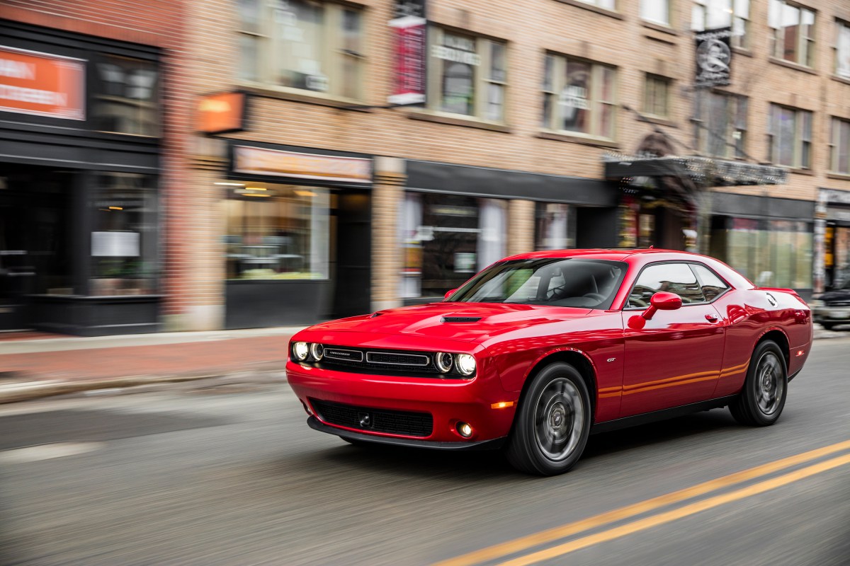 2018 Dodge Challenger GT AWD on road