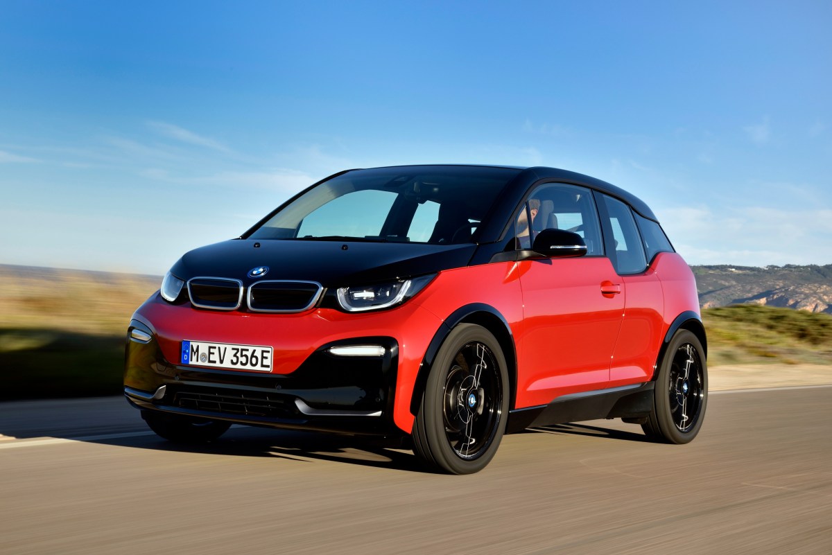 BMW i3s on road