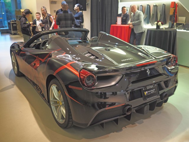 ferrari maserati vancouver children's wish foundation 488 spider