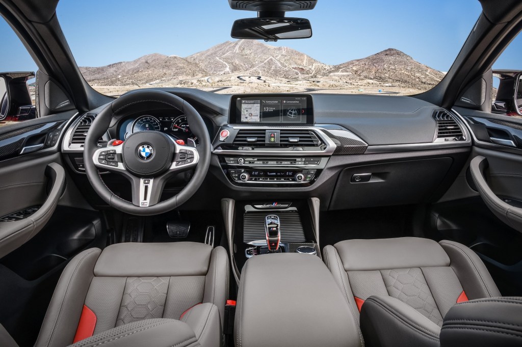 2021 bmw x4 m competition interior