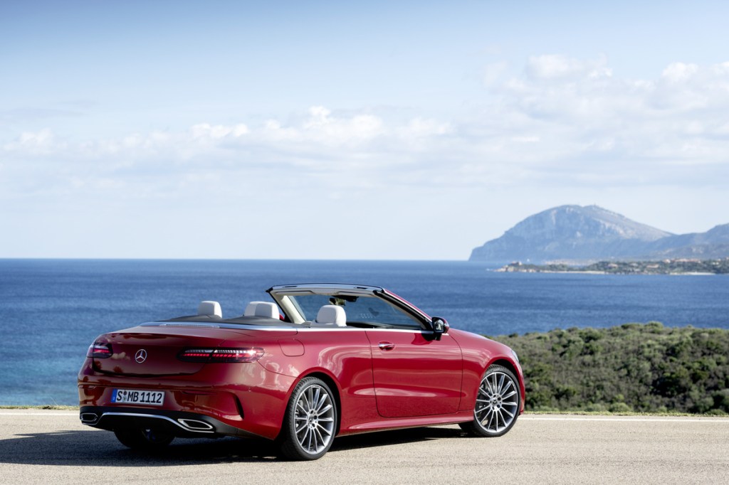 2021 mercedes-benz e 450 cabriolet rear quarter