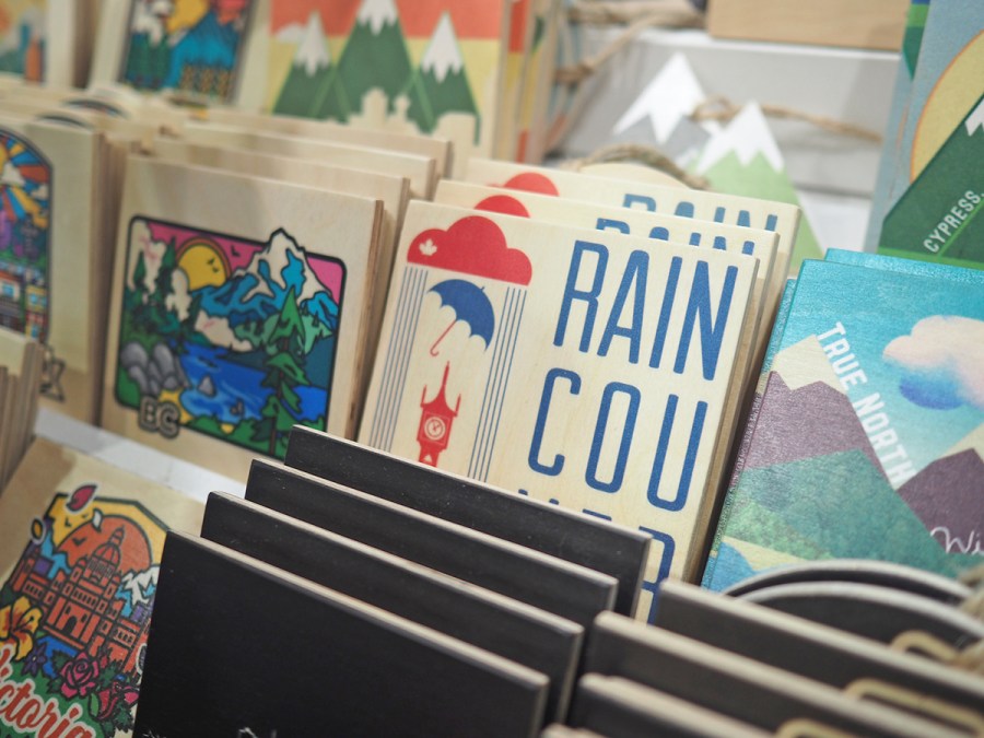 reclaimed print co coasters