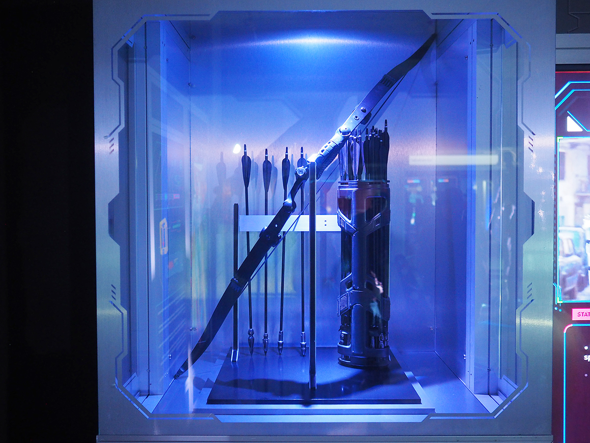 marvel avengers station hawkeye bow