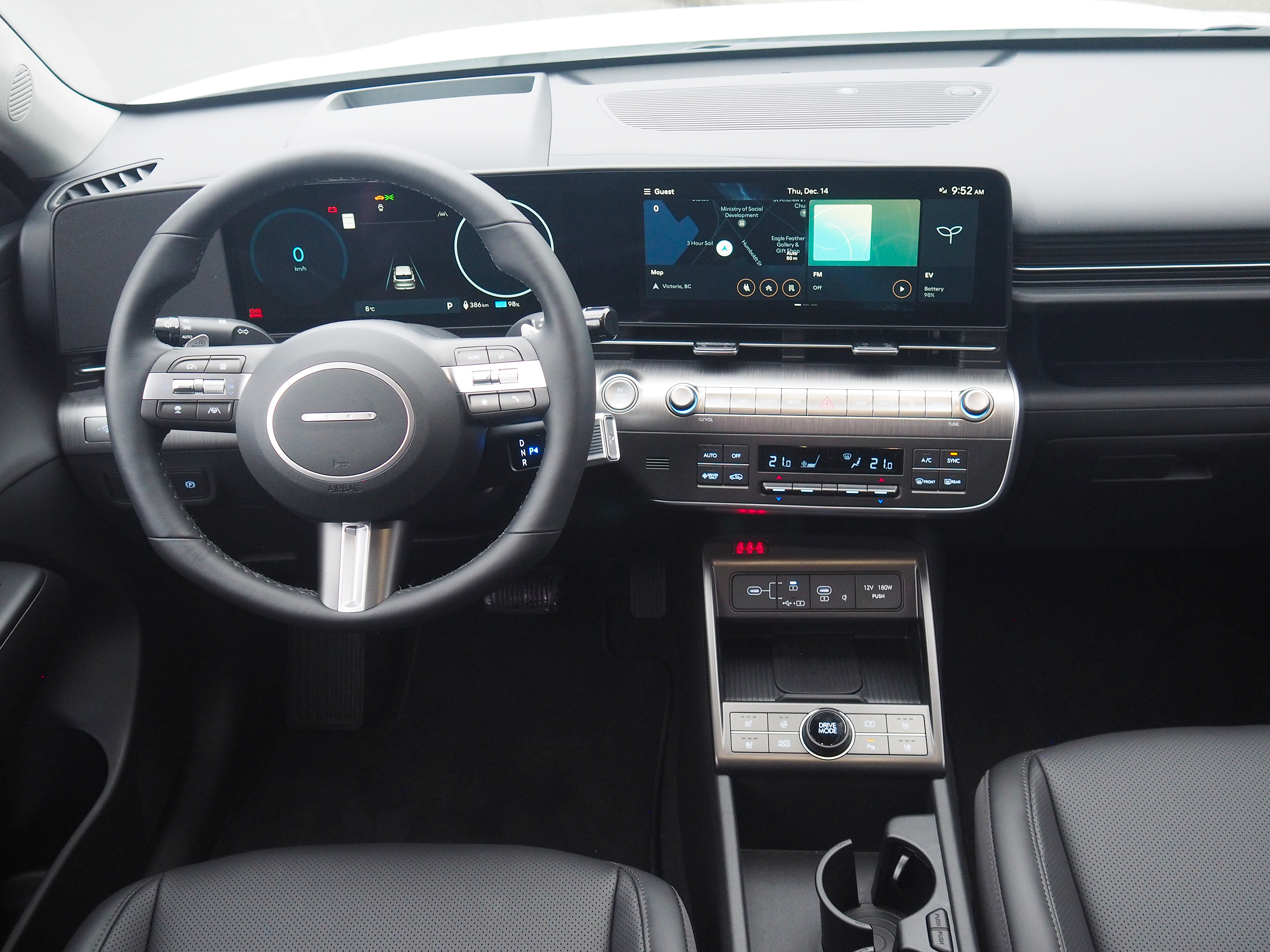 2024 hyundai kona electric dash