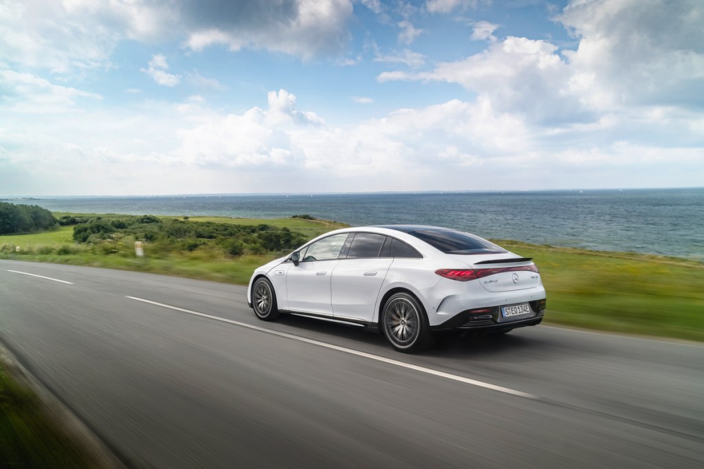 Mercedes-AMG EQE 53 4MATIC+ rear quarter