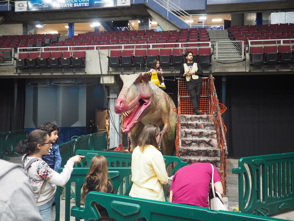 jurassic quest vancouver dino ride