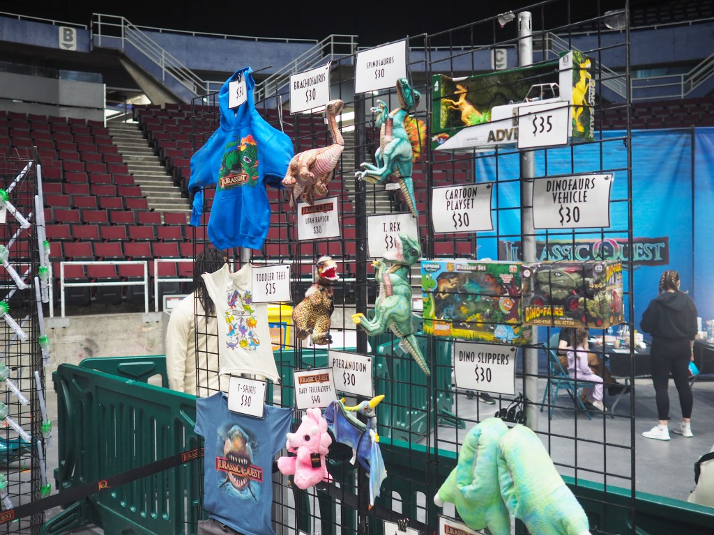 jurassic quest vancouver merch