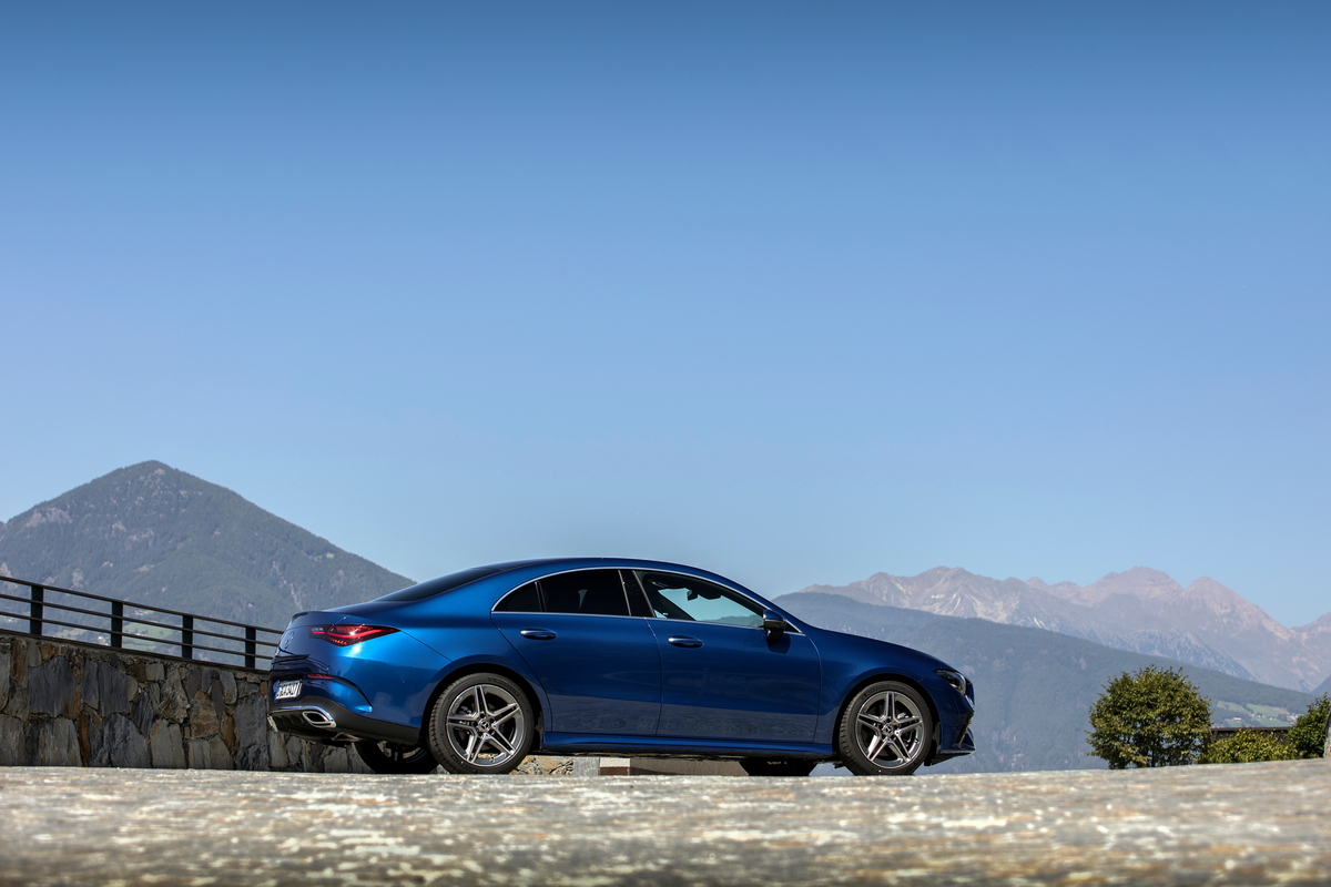 2025 Mercedes-Benz CLA 250 4MATIC Coupe rear quarter